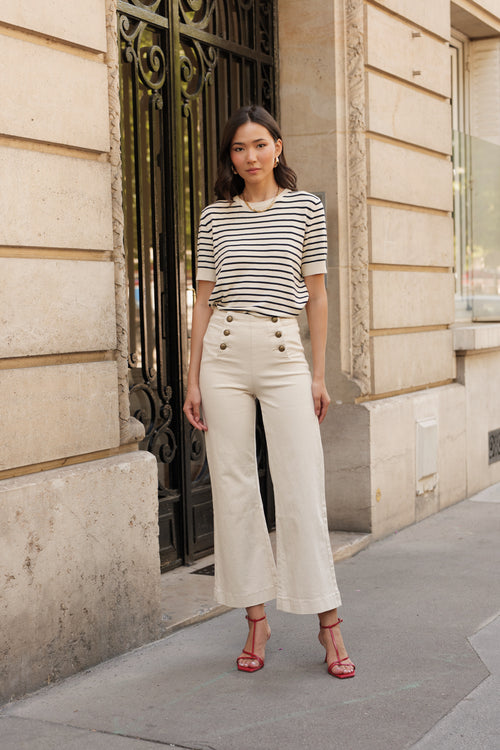 Jeans Victor Natural Wide Cropped