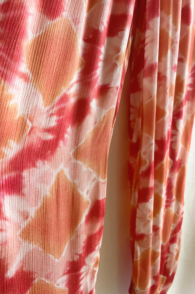 Pant Perth Tie & Dye Coral Pink