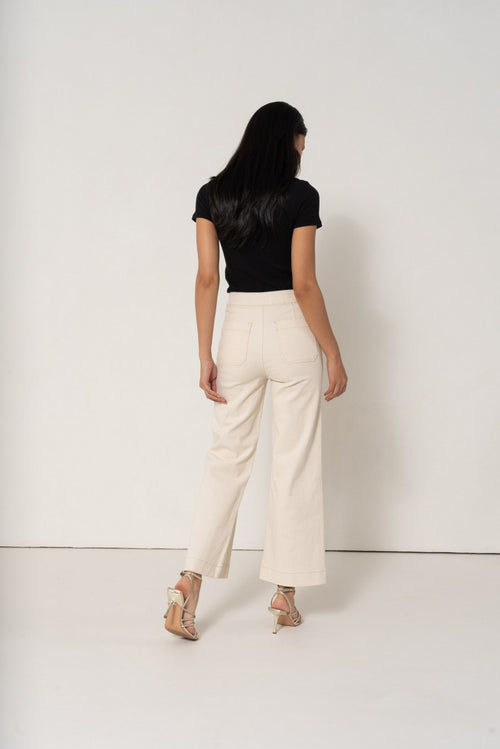 Jeans Victor Natural Wide Cropped