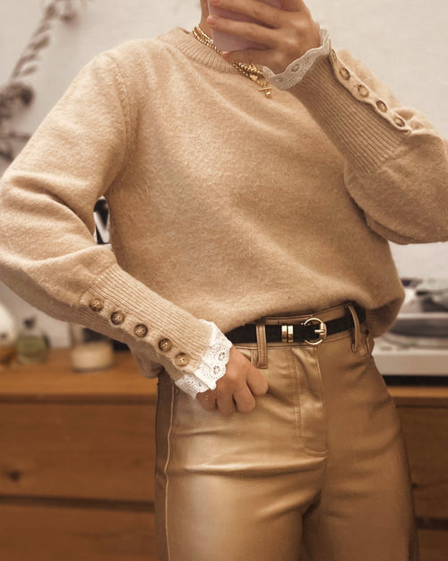 KNIT JUMPER ILAN BEIGE