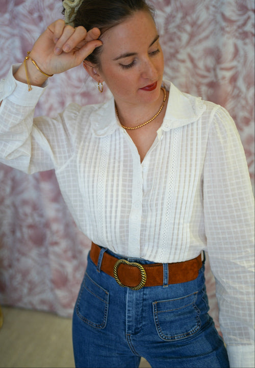 Blouse Lennie Dentelle - Off White