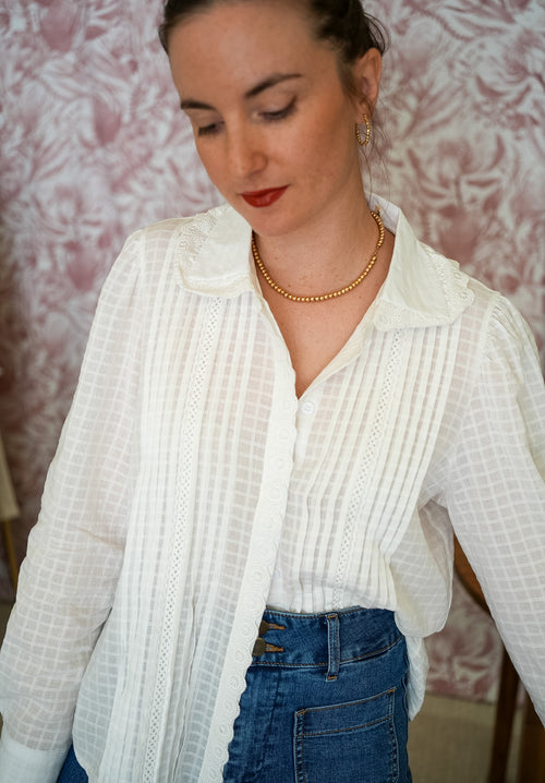 Blouse Lennie Dentelle - Off White