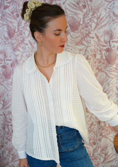 Blouse Lennie Dentelle - Off White