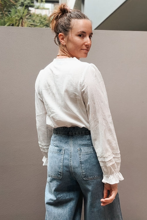 Blouse Christine Broderie Off White