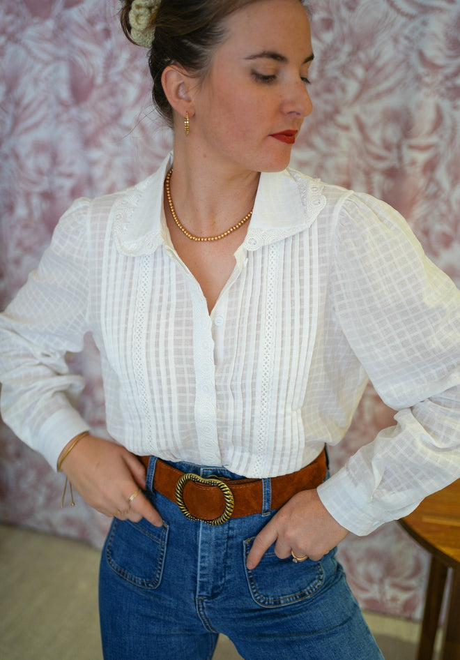 Blouse Lennie Dentelle - Off White