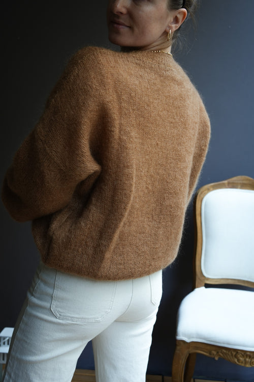 Knit Jumper Julie Camel Mohair/Wool