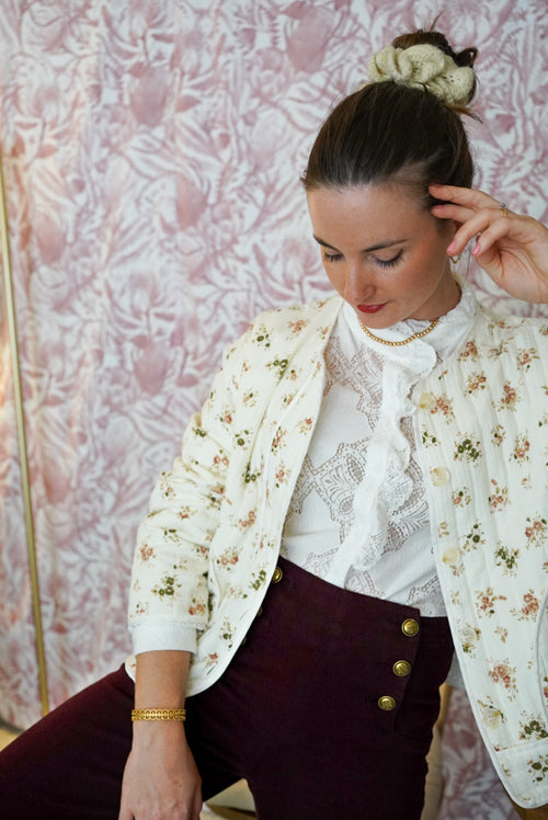 Blouse Léonie Dentelle Ecru - Pre Order