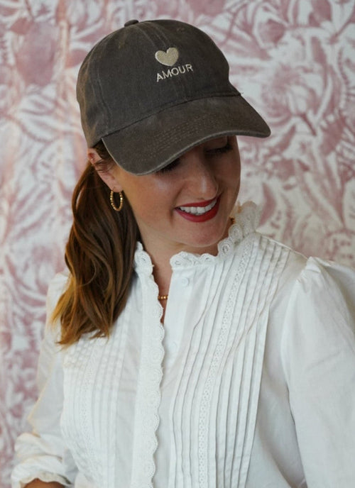 La Casquette "Amour" - Brown Wash