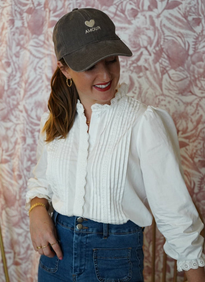 La Casquette "Amour" - Brown Wash