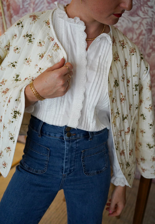 Blouse Georgie Dentelle Off White - Pre Order