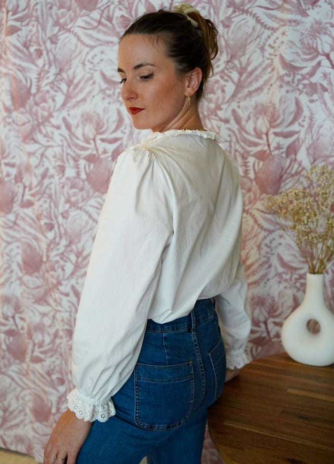 Blouse Georgie Dentelle - Off White