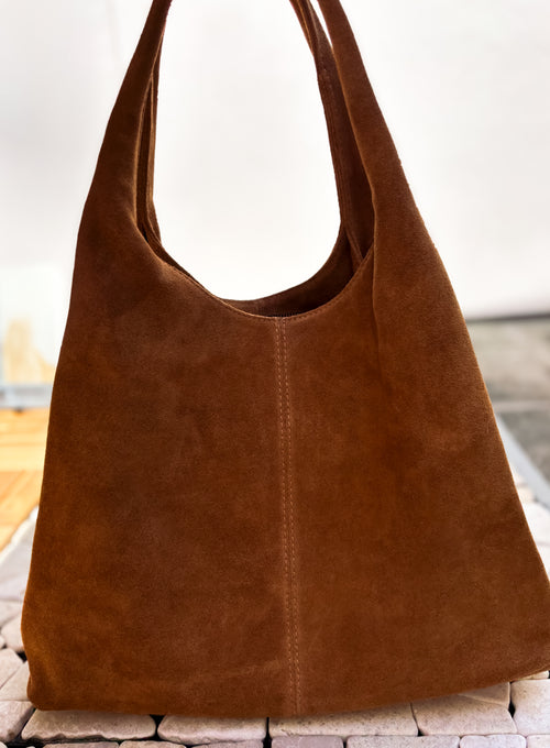 SHOULDER BAG SOLANGE CAMEL LEATHER