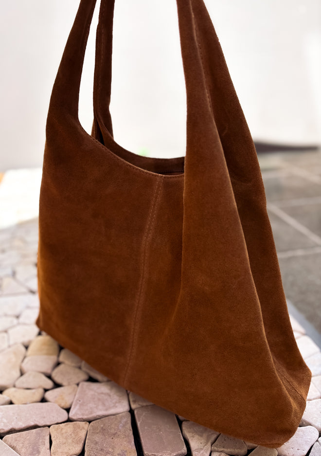 SHOULDER BAG SOLANGE CAMEL LEATHER