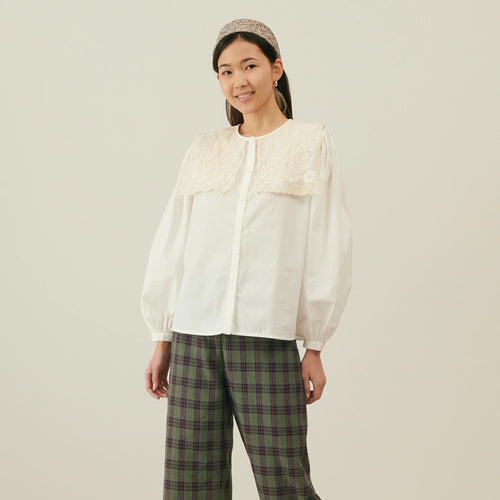 BLOUSE KITALLE OFF WHITE - LOUISE MISHA