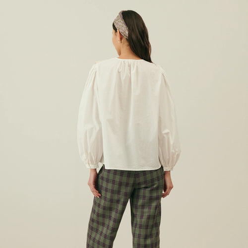 BLOUSE KITALLE OFF WHITE - LOUISE MISHA