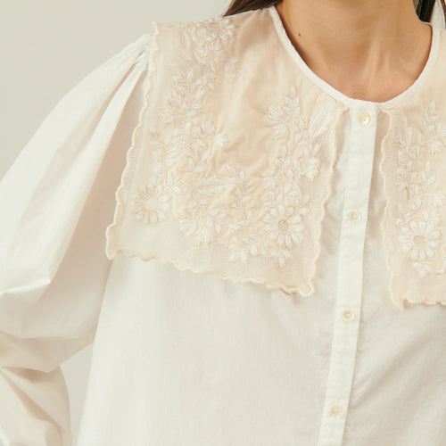 BLOUSE KITALLE OFF WHITE - LOUISE MISHA