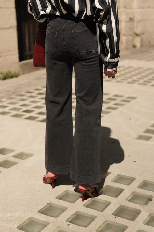 Jeans Victor Gris - Cropped