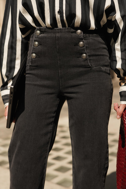 Jeans Victor Gris - Cropped