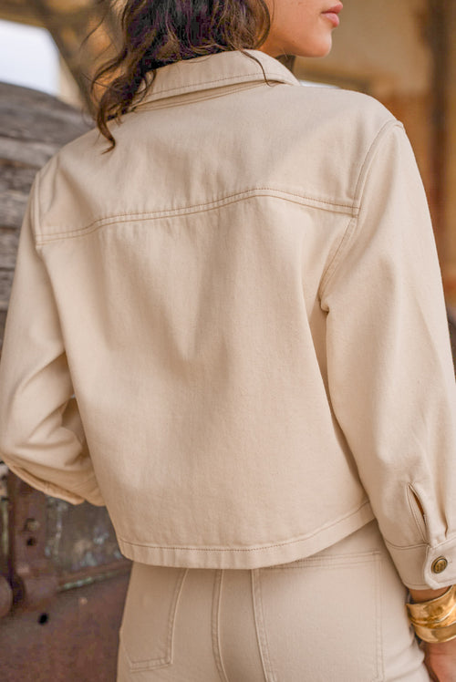 Jacket Clarice Denim Natural