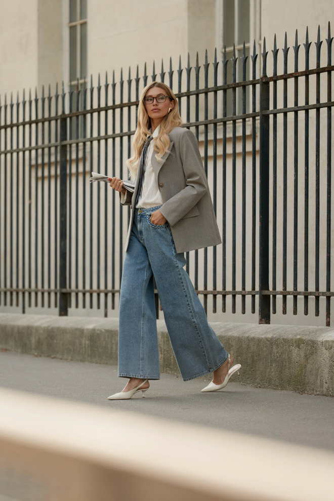 Jeans Saddie Vintage Blue Denim Full