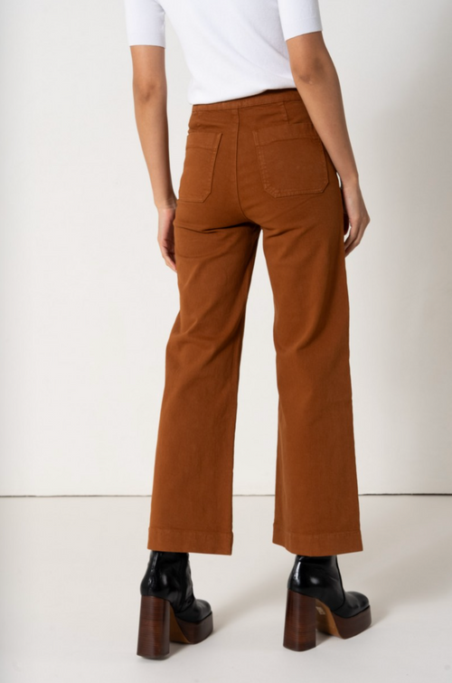 Jeans Victor Camel Wide Cropped