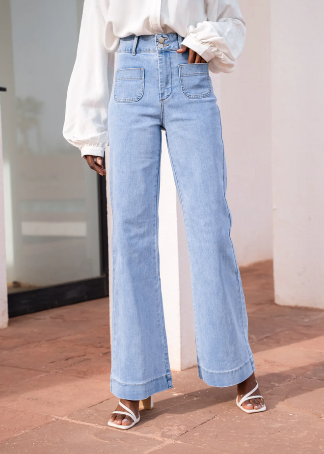 JEANS DORIAN BLEU FLARE