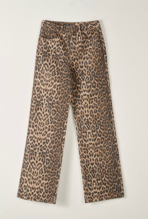 JEANS RAPHAEL LEOPARD WIDE FULL LENGTH