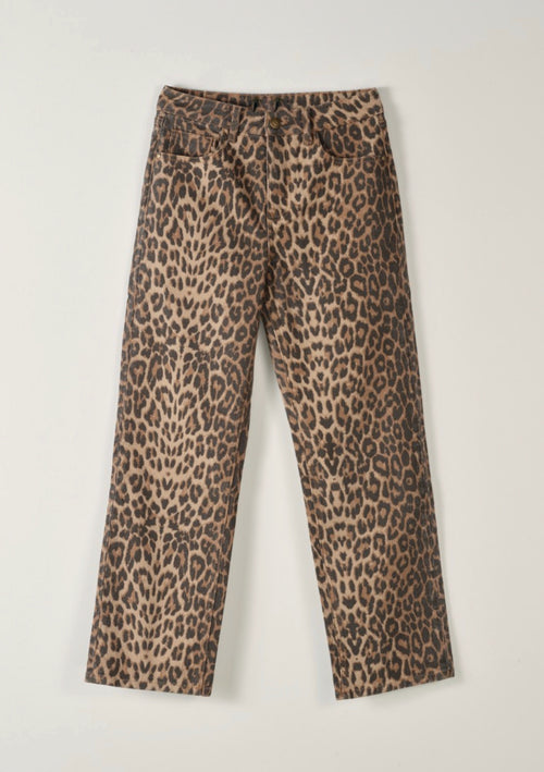 JEANS GABRIEL LEOPARD STRAIGHT