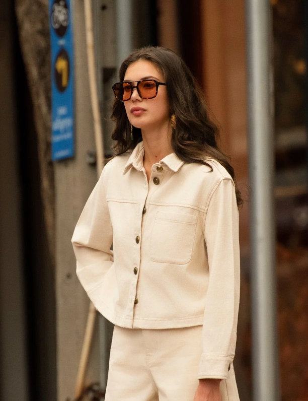 Jacket Clarice Denim Natural