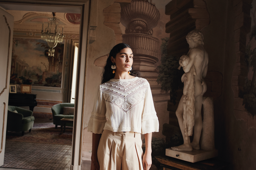 Jumper Croisette Cream - Louise Misha