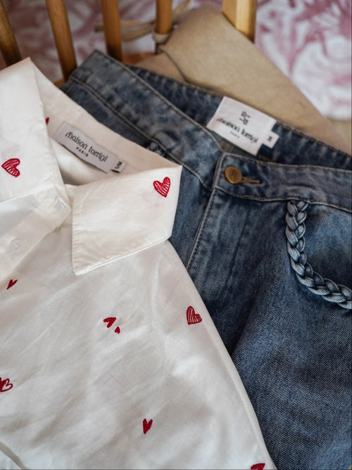Jeans Saddie Vintage Blue Denim Full