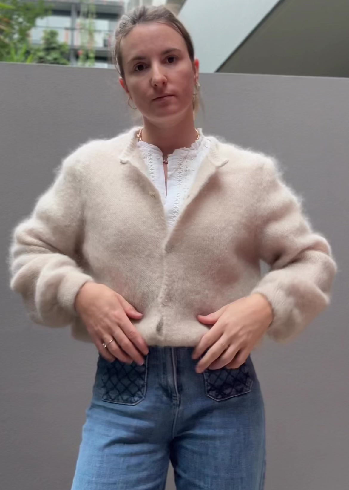 Maude Mohair Cardigan Maison Torrini Paris